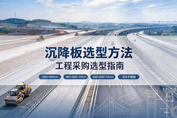 金乡沉降板选择方法