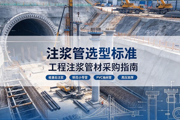金乡注浆管选型标准