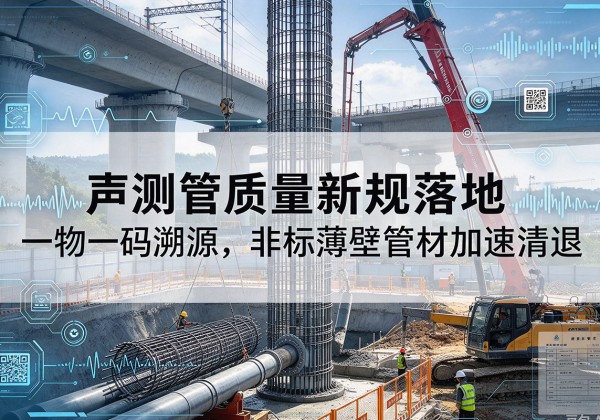 金乡声测管质量新规落地，一物一码溯源，非标薄壁管材加速清退