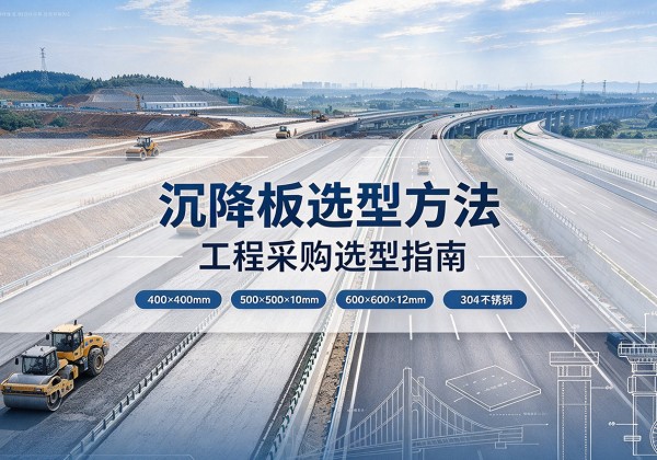 金乡沉降板选择方法