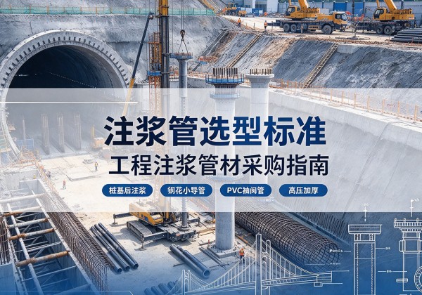 金乡注浆管选型标准